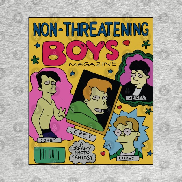 Non-Threatening Boys Magazine by saintpetty